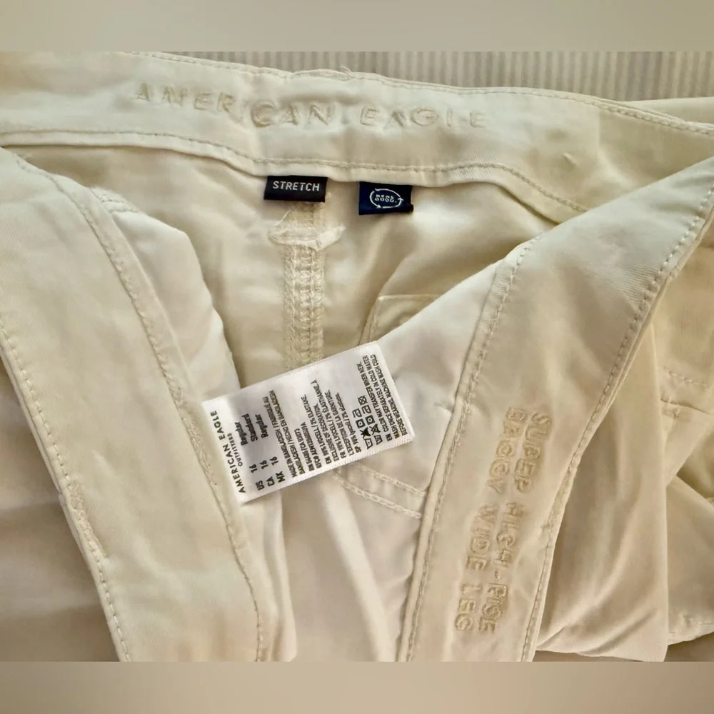 American Eagle stretch cargo pants size 16 regular - Picture 4 of 5